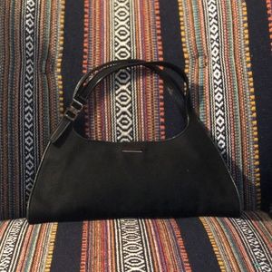 Vintage Gucci Black Baguette Shoulder Bag